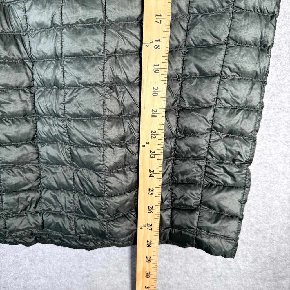 The North Face ThermoBall Jacket Mens XL Olive Gray Half Zip Mock Neck Pullover - Picture 6 of 11
